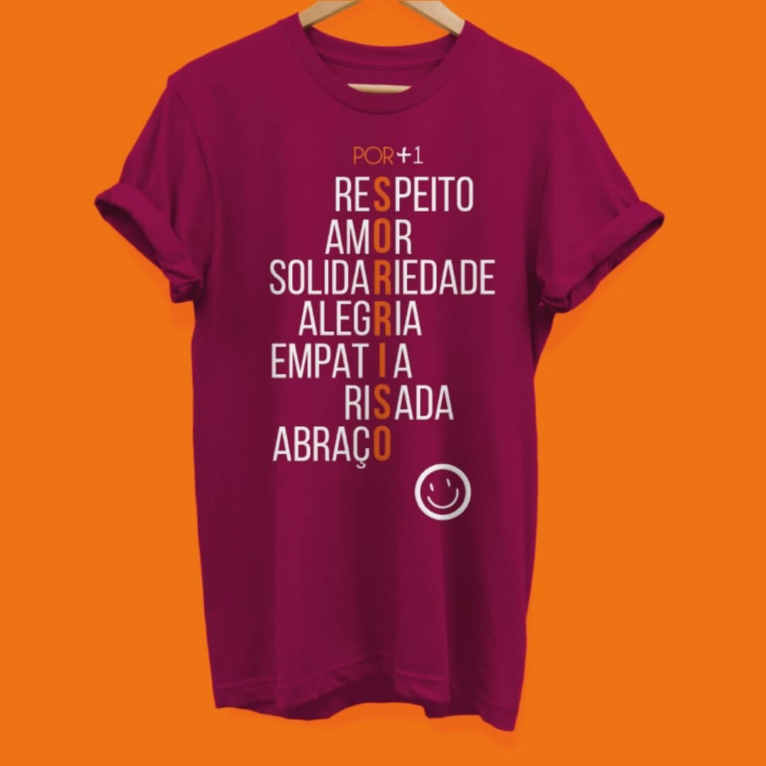 Camisa Por Mais Um Sorriso - Modelo 3